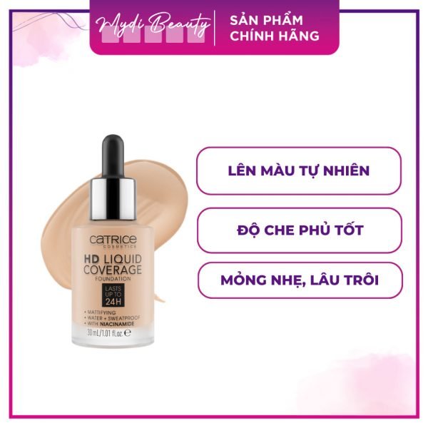 Kem Nền Catrice HD Liquid Coverage Foundation