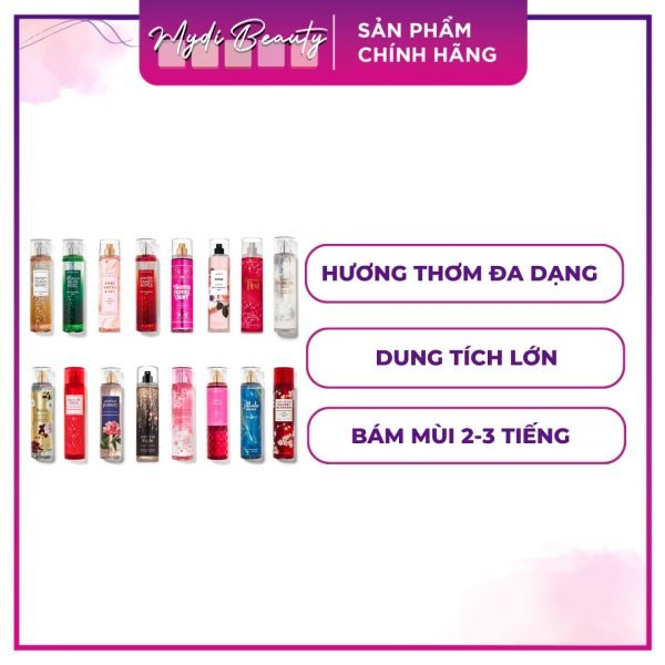 Xịt Thơm Toàn Thân Bath & Body Works Fine Fragrance Mist