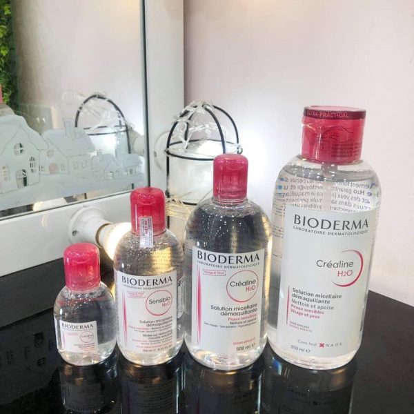 Nước Tẩy Trang Bioderma Créaline H2O Micellar Water (Nắp Hồng)