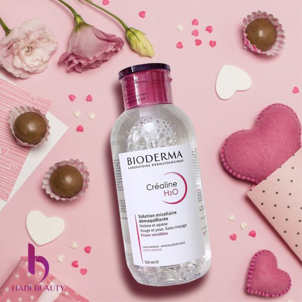 Nước Tẩy Trang Bioderma Créaline H2O Micellar Water (Nắp Hồng)