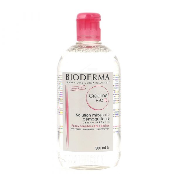 Nước Tẩy Trang Bioderma Créaline H2O Micellar Water (Nắp Hồng)